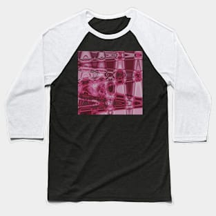 Pink Waves Baseball T-Shirt